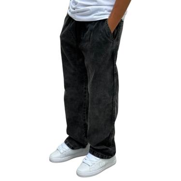 Imagem de Calça Brack Infantil Baggy Jeans Estonada Unissex