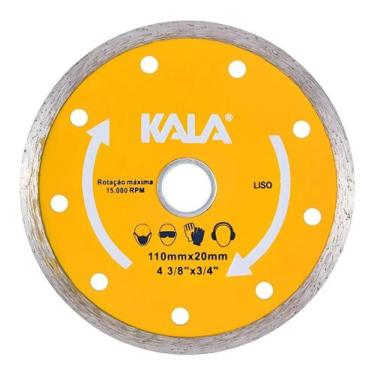 Imagem de Disco Diamantado Liso 110mm X 20mm Lj Kala - 139394