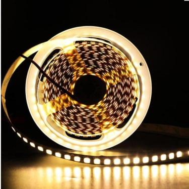 Imagem de Fita De Led 3000k 120 Leds Branco Quente Ip20 5 Mts 12v