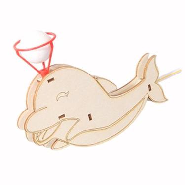 Imagem de Kit de experimentos científicos, bola flutuante de golfinho de madeira