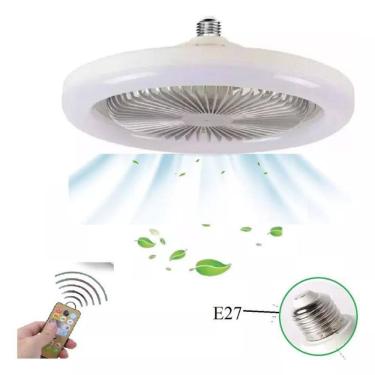 Imagem de Ventilador De Teto Luz De Led 30W Luz Branca 3 Velocidade