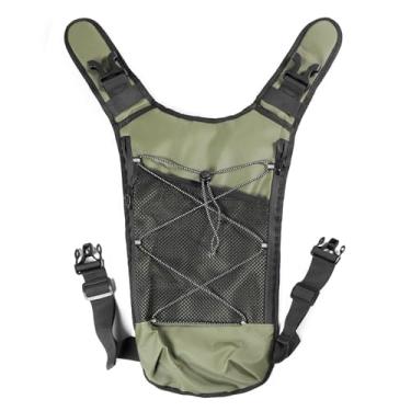 Imagem de RNXRZANK Bolsa Chest Rig, Mochila Peitoral com Suporte Prático para Celular, Colete de Corrida, Acessório para Ciclismo, Montanhismo, Viagens E Caminhadas