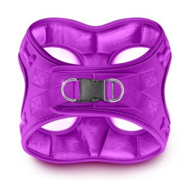 Imagem de Peitoral confortável para cães e filhotes - Peitoral confortável para todos os climas: ajustável, acolchoado macio, fácil de colocar para cães pequenos e médios.