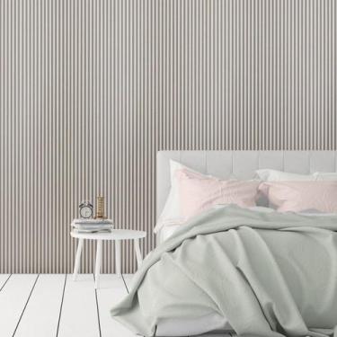 Imagem de Painel Ripado Interno Liso de Poliestireno 290cm X 14cm 0,10cm Espessu