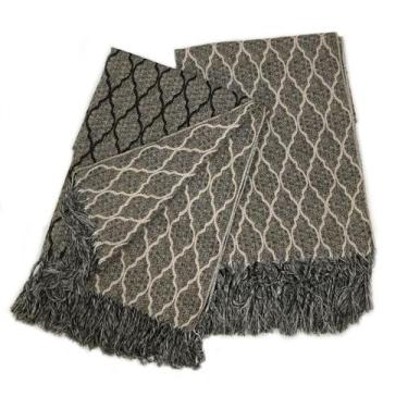Imagem de Kit 2 Xales para Sofá Manta Poltrona Luxuosa Protetora 1,60x1,40m Vári