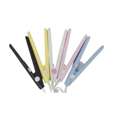 Imagem de Mini Chapinha Prancha Portátil Cabelo Liso Bivolt com case - LIP