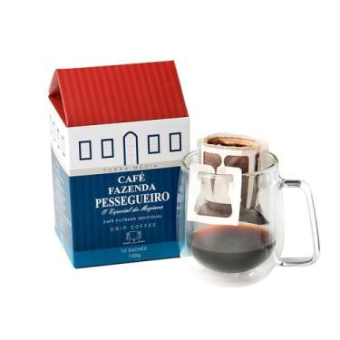 Imagem de Café Fazenda Pessegueiro Drip Coffee 10 unidades