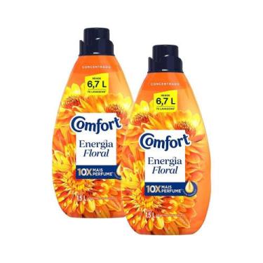 Imagem de Kit 2 Amaciantes Concentrados Comfort Energia Floral 1,5L