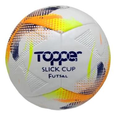 Imagem de Bola Futebol de Campo Topper Cup Oficial, Laranja futsal