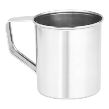 Imagem de Caneca Inox 300Ml Resistente Escola Creche Água Café