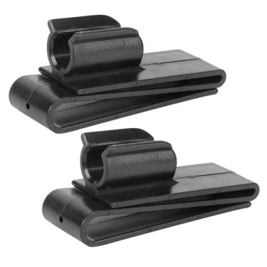 Imagem de Suporte Plástico Resistente da Braçadeira do Grampo do Saco do Clube de Golfe Preto para Esportes Ao Ar Livre