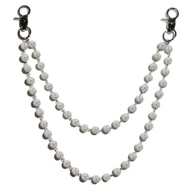 Imagem de YUEFUDU Corrente de bolsa, corrente para calças, General, argila de cerâmica