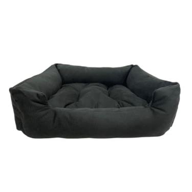 Imagem de Cama Pet (P/M/G) Premium em Suede – Para Cachorro e Gato | Confortável, Fofinha e Lavável(Preto,90x70)