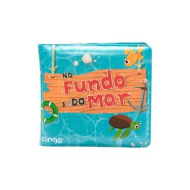 Imagem de Livrinho Infantil Banho Macio Divertido Clingo Fundo Do Mar