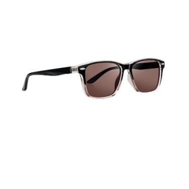 Imagem de Óculos de sol quadrados polidos, femininos, masculinos, para dirigir, pesca, golfe, SY6021, Armação marrom gradual | Lente marrom