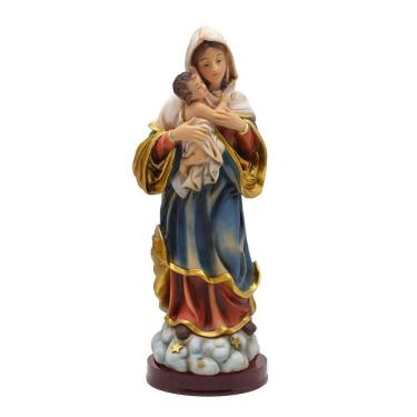Imagem de Imagem Mãe Rainha Religiosa De Resina 14Cm
