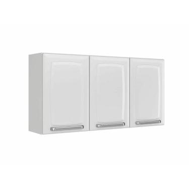Imagem de Armário Aéreo Cozinhas Itatiaia Luce - 3 Portas - Branco