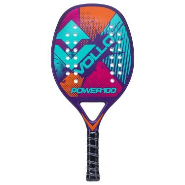 Imagem de Raquete de Beach Tennis Power 100 Roxa Vollo-Unissex