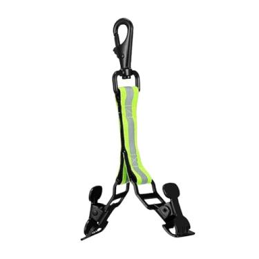 Imagem de RNXRZANK Suporte para Luvas de Bombeiro E Mecânico com Mosquetão Giratório, Clipe Duplo, Tamanho real