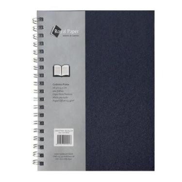 Imagem de Caderno Prime Royal Paper Pautado 100Fls 20,5x28cm Azul