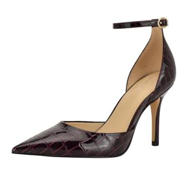 Imagem de Calvin Klein Sapato feminino Olettia, Croco vermelho escuro 601, 39