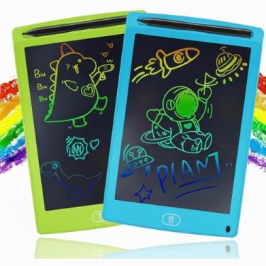 Imagem de Tablet de Escrita e Desenho Infantil Cores, Tamanhos e Formatos Especiais – Educativos e Divertidos (Aleatorio Masculino, 10 polegadas)