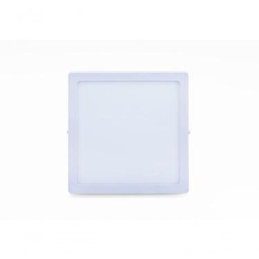 Imagem de Plafon Led Sobrepor 6w Quadrado 6500k Branco Frio Bivolt - Kit Com 9 Un.