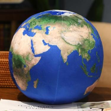 Imagem de XIYUAN 27 cm Simulation Space Series 3D Terra, Sol, Planeta, Lunar Travesseiro Brinquedo de Pelúcia Brinquedo de Pelúcia Macio Durável para Crianças, Adolescentes Adultos, Professores e Pais Presente