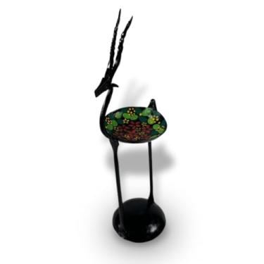 Imagem de Castiçais de metal afunilados elegantes feitos à mão – Ideal para decoração de casa, decoração de Diwali, casamentos, Natal e celebrações