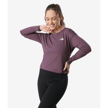 Imagem de CAMISETA MANGA LONGA THE NORTH FACE FEMININA HYPER TEE ROXA-Feminino