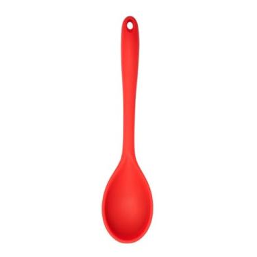 Imagem de Conjunto de Utensílios de Silicone para Cozinha, 3 Peças, Laranja, com Fuê, Espátula e Pincel, Resistente ao Calor até 230°C, Dimensões: 22-26cm