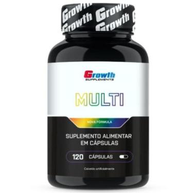 Imagem de Multivitaminico 120 Caps + Glutamina Pura 250g Growth, Sem Sabor