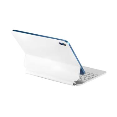 Imagem de Teclado de Controle X8 Flutuante Magnético Capa Protetora com Touchpad Multitouch Suporte Ajustável Luz Fundo Suave Ultra-Fina Portátil Compatível 10ª Geração 2022 11-inch A16 2025