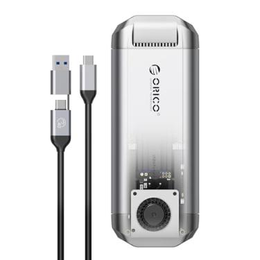 Imagem de ORICO Unidade de estado sólido externa R40 de 2 TB – velocidade ultrarrápida de 3700 MB/s, 40 Gbps via Thunderbolt 4/3/USB4.0, SSD portátil Plug and Play, compatível com telefones USB-C, tablets, PC e