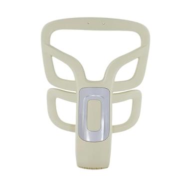 Imagem de Milageto Estrutura do encosto da cadeira de escritório (somente estrutura de suporte para as costas, sem tela de proteção), componente de reposição para, Cáqui