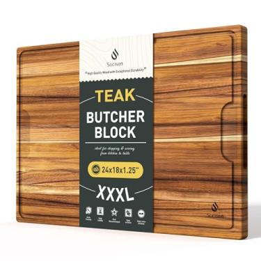 Imagem de Tábua de cortar, tábua de cortar madeira, tábua de charcutaria, dupla face, tábua de servir, cozinha, essencial, casa, aquecimento, anfitriã, presente bandeja de servir para Natal, casamento