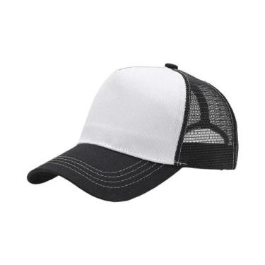 Imagem de Boné de Beisebol Snapback Curvo - Adulto, Malha, Verão, Hip Hop, Ajust