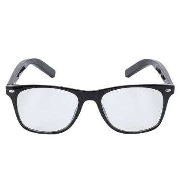 Imagem de Cryfokt Óculos de Tradução Inteligentes, Chamadas Claras, Tradução de Vídeo Em Tempo Real, Controle de Toque, Função de Tirar Fotos, para Viagens, Trabalho, Negócios, (Lente transparente com moldura