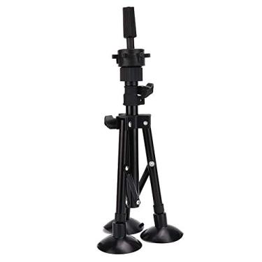 Imagem de Ainoli peruca tripé manequim molde suporte suporte ferramenta de treinamento cabeleireiro (Preta)