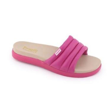 Imagem de Chinelo Slide feminino Pampili 638.040 feet care fly pink-Feminino