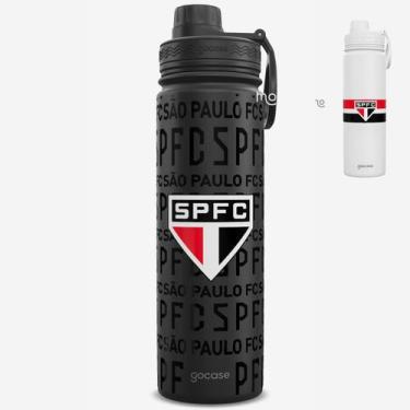 Imagem de Garrafa Térmica Gocase Fresh 650ml Oficial do São Paulo, SP - White Lo