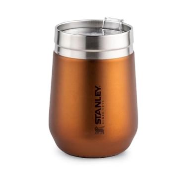 Imagem de Stanley - Copo Térmico Everyday, 296ml, para Bebidas Quentes e Frias com Tampa, Aço Inoxidável, Maple