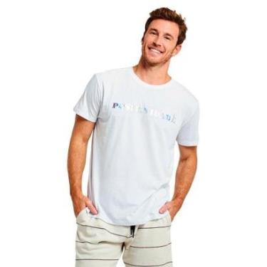 Imagem de Camiseta Reserva Estampada "Positividade" Masculina - BRANCO - M-Unissex