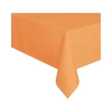 Imagem de Toalha De Mesa Plástica Descartável Cor Macaron Para Decorações De Cas