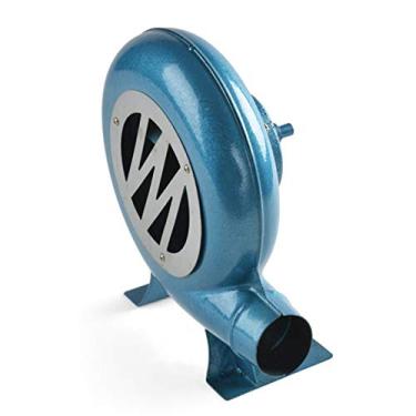 Imagem de TRGCJGH Soprador de forja de ferreiro de manivela, ventilador de churrasco, acendedor de carvão, churrasqueira, 350 W
