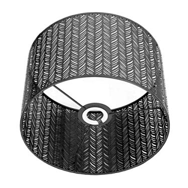 Imagem de Acouto Sombra Oca Sombra E27 E14 Forma de Folha de Abeto Oco para Fora Metal Decorativo Abajur Capa Mesa Parede Teto Metal Ferramentas e Melhoria da Casa/iluminação e Ventiladores de Teto/lâmpadas e