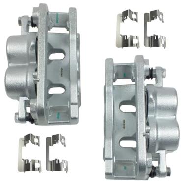 Imagem de Pinça de freio a disco dianteiro esquerdo e direito para Cadillac Escalade ESV EXT Chevy Avalanche Silverado 1500 Suburban Tahoe e GMC Sierra 1500 Yukon (XL), substitui 18B4918 18B4919 15904194