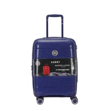 Imagem de Mala De Viagem Média 23 Kg 4 Rodas Dupla 360 polipropileno Sammy Ika, 