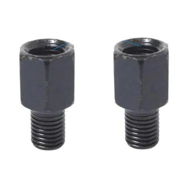 Imagem de Espelhos Retrovisores Pretos Para Motocicleta M10 10MM M8 8MM Parafuso