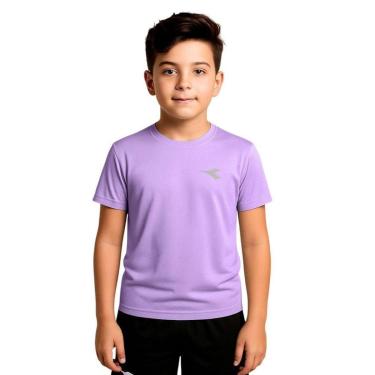 Imagem de Camiseta Diadora Small Logo Juvenil Menino - Lilás 10-Unissex